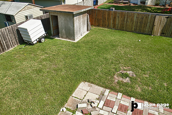 View of Backyard from Master Balcony