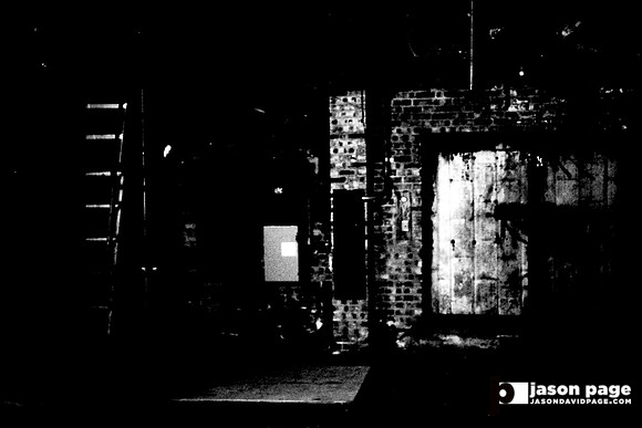 Ritz Theater - Brickwork & ladder off the stage