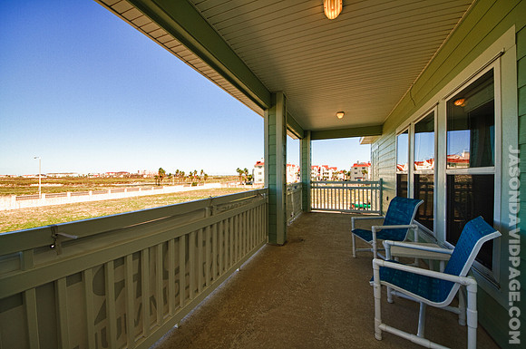 Upstairs Outdoor Balcony